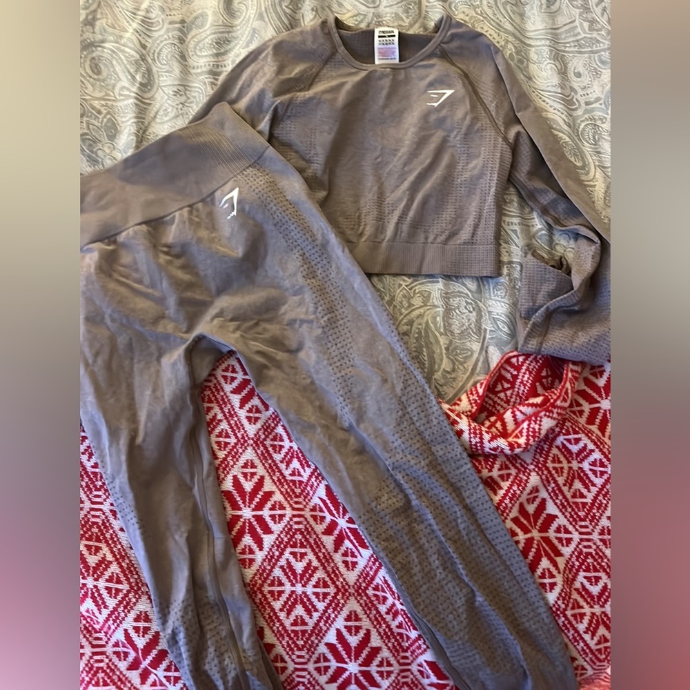 GymShark Beige Whitney Simmons Leggings